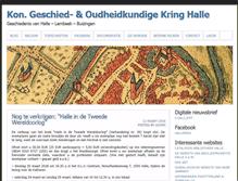 Tablet Screenshot of hallensia.be